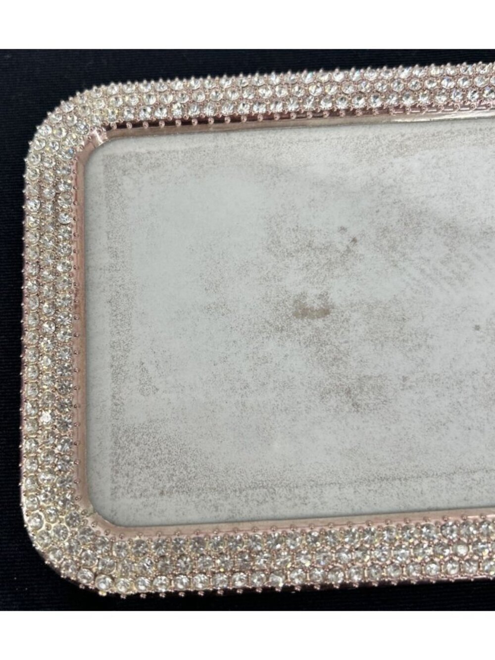 Crystal Rhinestone gold Tone 5x7 Picture Frame Photo Frame - Picture 4 of 9